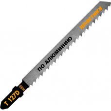 Пилки для лобзика по алюминию ПРАКТИКА тип T127D 100 х 75 мм, быстрый рез, HSS (2шт.)