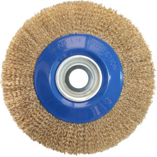 Кордщетка для точил ПРАКТИКА 250 мягкая, переходники 1/2", 5/8", 3/4", 7/8", 1"