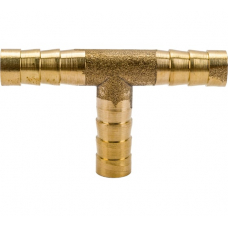 Тройник Pegas под шланг латунный 8mm