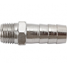 Штуцер Pegas елочка с наружной резьбой 12mm резьба 1/4"