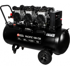 Компрессор поршневой безмасляный QUATTRO ELEMENTI PACIFIC 100-720 (720 л/мин, 100 л, 5.5 л.с, 8 бар, 82.0 кг)
