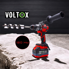Аккумуляторный шуруповерт ударный VOLT-X V1260 120 Нм 2АКБ*6Ач+сумка+Double Charger 2.5 Ач