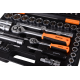 Набор инструментов АВТО, 1/2" , 1/4" , CrV, в кейсе 94 предм ВИХРЬ