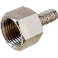 Штуцер Pegas елочка с внутренней резьбой  10mm резьба 1/2"