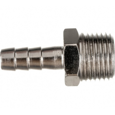 Штуцер Pegas елочка с наружной резьбой  10mm резьба 1/2"
