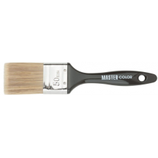 Кисть флейцевая "Wood Master" микс из 3-х видов щетины/филамента 50х18х64мм MASTER COLOR 30-0541