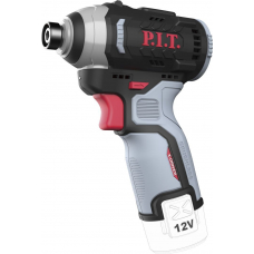 Аккумуляторный винтоверт IMPACT бесщёточный P.I.T. PSD12K-120A SOLO (12В, 120Нм, 3 ск, 0-4300 уд, HEX 1/4")