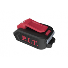 Адаптер для зарядки моб. устройств P.I.T. PAD20H-3A (20В, аккум.OnePower, порты USB/Type-C, фонарик)