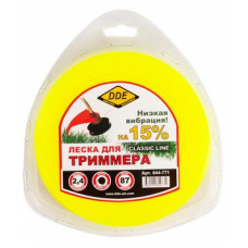 Леска для триммера Classic line" (круг) 2.4 х 87, желтый
