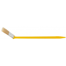 Кисть радиаторная, натуральная светлая щетина, желтая 1,5" (38 мм) IT 01219