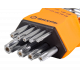 Набор ключей имбусовых ВИХРЬ Torx , 9 шт, T10-T50