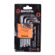 Набор ключей имбусовых ВИХРЬ Torx , 9 шт, T10-T50
