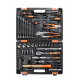 Набор инструментов, 1/2", 1/4", CrV, пластиковый кейс 76 предмета ВИХРЬ