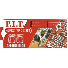 Набор для нарезания резьбы P.I.T. 40шт(ASET09-0040)