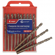 Сверло по металлу кобальтовое Cutop Proi 5% 2,7 x 61 (10 шт) 48-27-10