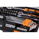 Набор инструментов, 1/2", 1/4", CrV, в кейсе 151 предмет ВИХРЬ
