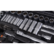 Набор инструментов, 1/2", 1/4", CrV, в кейсе 151 предмет ВИХРЬ
