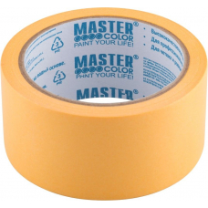 Лента малярная золотистая рисовая бумага УФ-стойкость 48 мм х 25 м MASTER COLOR 30-6124