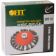 Корщетка-колесо с наклоном стальная витая проволока 115мм М14 FIT 39115-FIT