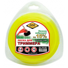 Леска для триммера  Classic line" (круг) 1.6 х 15, желтый