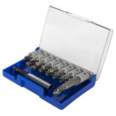 Набор бит ПРАКТИКА "Мастер" 16шт PH, PZ, Torx Tamper, HEX, SL - 25мм, PH, PZ - 50мм, держатель, шт