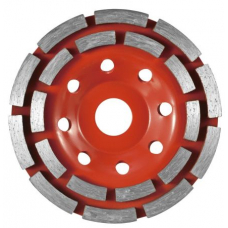 Чашка алмазная шлифовальная двухрядная P.I.T. 125X22,2 мм(APLS19-125A)