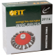 Корщетка-колесо с наклоном стальная витая проволока 125мм М14 FIT 39116-FIT