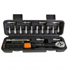 Набор бит с динамометрическим ключом (18 предметов, 1/4", 2-24 Нм) MTW-18-SET