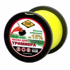 Леска для триммера  Classic line" (круг) 2 х 126м, желтый