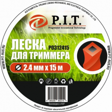 Леска для триммера 2.4*15м крученая DUAL-CUT P.I.T.(Р0312415)