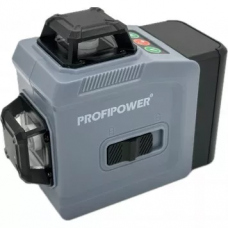 Лазерный нивелир ProfiPower NL-12G (12 лучей, лазер - зеленый, Li-ion - 1шт, пульт ДУ, переходник, З/У, сумка-чехол)
