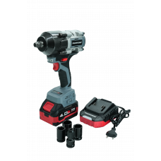 Аккумуляторный бесщеточный ударный гайковерт PROFIPOWER T-900N (20В,Li-ion-1шт, 4.0Ач, 900Нм, ударные головки 17/19/21мм, З/У, в кейсе)