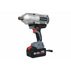 Аккумуляторный бесщеточный ударный гайковерт PROFIPOWER T-2000N (18В,Li-ion-1шт, 8.0Ач, 2000Нм, адаптер переходника 3/4-1/2, З/У, в кейсе)
