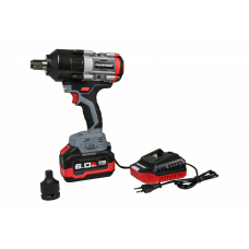 Аккумуляторный бесщеточный ударный гайковерт PROFIPOWER T-1200N (20В,Li-ion-1шт, 6.0Ач, 1200Нм, переходник 3/4"-1/2", З/У, в кейсе)