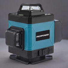Лазерный нивелир ProfiPower NL-7016G (16 лучей, лазер - зеленый, Li-ion - 2шт., пульт ДУ, кейс)