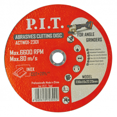 Диск отрезной по металлу P.I.T. 115x22,2x1,0 мм 25 шт в уп.(ACTW01-1151)