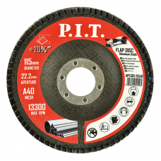 Круг лепестковый шлифовальный P.I.T. 115x22,2 мм A120(APLS01-11512)
